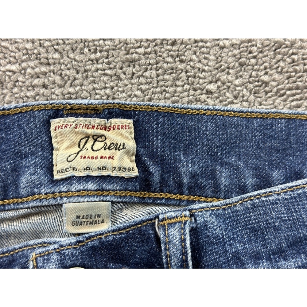 J.Crew 484 Jeans Men 30x34 Blue Slim Tapered Denim Cotton Blend Stretch 5-Pocket - Picture 3 of 14
